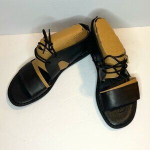 *BRAND NEW* Naot Alpicola Leather Lace Up Sandals Women's 8M Black